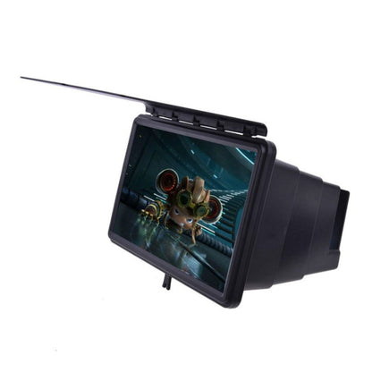 12 inch Anti-reflective Mobile Phone Magnifier Large Screen Projector 3D HD Video Amplifier(Black) - Screen Magnifier by buy2fix | Online Shopping UK | buy2fix
