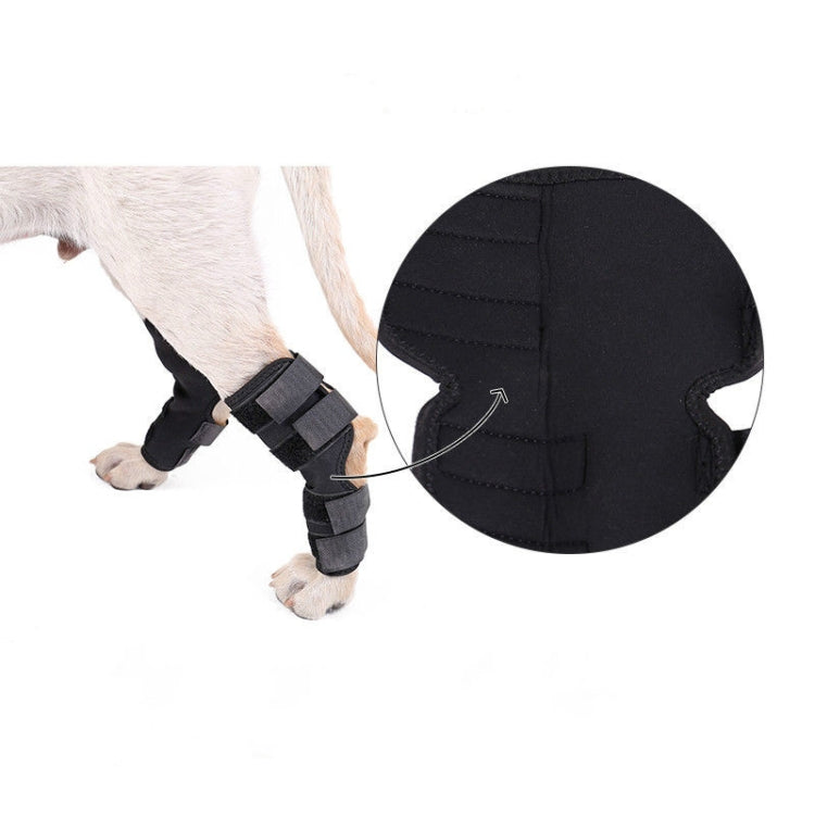 DogLemi PD60041 Dog Hock Brace Pet Supportive Rear Dog Compression Leg Joint Wrap Protects Wounds and Injury, Size:L - Home & Garden by buy2fix | Online Shopping UK | buy2fix