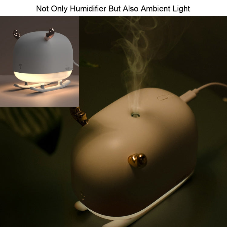 SOTHING DSHJ-H-009 260ML Deer Air Humidifier USB Home Atmosphere Night Light Air Purifier(White) - Home & Garden by buy2fix | Online Shopping UK | buy2fix