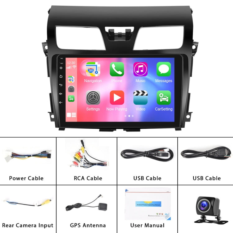For Nissan Teana 13-16 10.1-inch Reversing Video Large Screen Car MP5 Player, Style:4G Edition 4+64G(Standard+AHD Camera) - In Car by buy2fix | Online Shopping UK | buy2fix