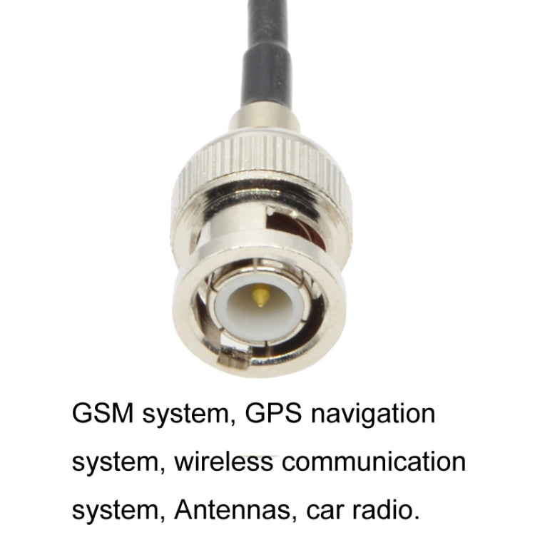 BNC Male To BNC Male RG58 Coaxial Adapter Cable, Cable Length:0.5m - Connectors by buy2fix | Online Shopping UK | buy2fix