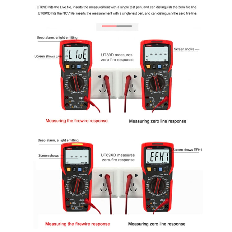 UNI-T UT89X Digital High-Precision Multimeter Digital Display Multi-Meter - Digital Multimeter by UNI-T | Online Shopping UK | buy2fix