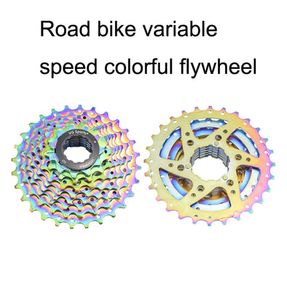VG SPORTS Bicycle Lightweight Wear -Resistant Colorful Flywheel, Style:10 Speed 11-28T - Outdoor & Sports by VG SPORTS | Online Shopping UK | buy2fix