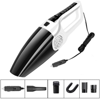 Car Vacuum Cleaner High Power 120W Home Car Dual-use Vacuum Cleaner Powerful Dry and Wet Wired Models Seventh Generation(White) - Vacuum Cleaner by buy2fix | Online Shopping UK | buy2fix