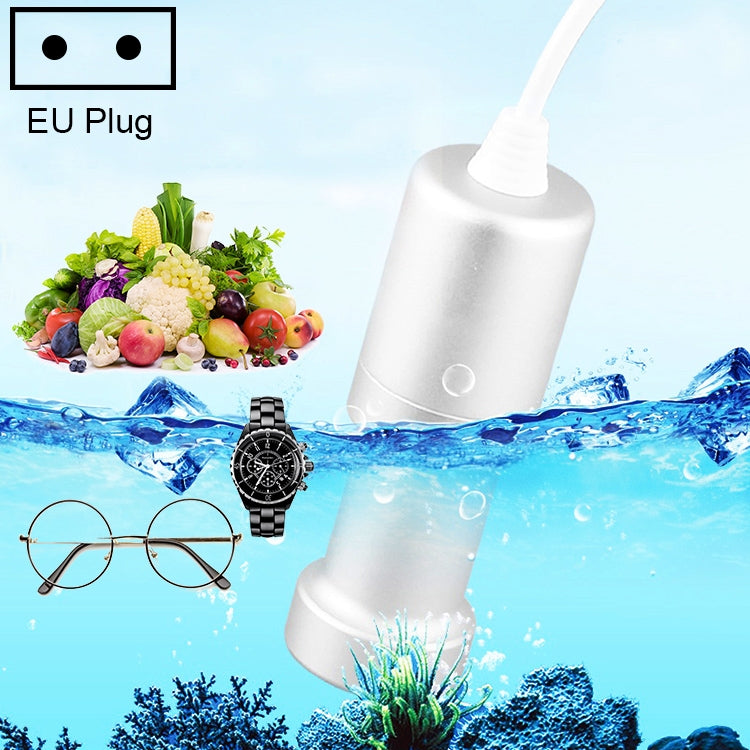 JeKen CE-9600 Household Ultrasonic Cleaner Vegetable Washing Glasses Watch Jewelry Cleaner(EU Plug) - Washing Machines & Accessories by JeKen | Online Shopping UK | buy2fix