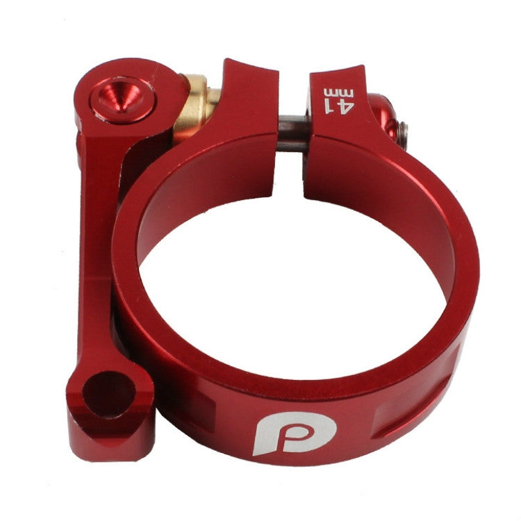 Litepro Seat Tube Clamp LP Folding Bike Seat Tube Clamp CNC 41mm Suitable for 33.9mm Seat Tube, Color:Red - Outdoor & Sports by Litepro | Online Shopping UK | buy2fix