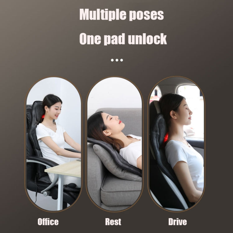 YJ-308 Car Massager Cervical Spine Neck Waist Car Home Heating Whole Body Multifunctional Massage Mat, Specification: Classic Version - Seat Accessories by buy2fix | Online Shopping UK | buy2fix