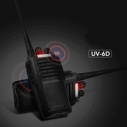 Baofeng BF-UV6D Civil Hotel Outdoor Construction Site Mobile High-power Walkie-talkie, Plug Specifications:US Plug - Handheld Walkie Talkie by Baofeng | Online Shopping UK | buy2fix