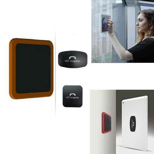 Wall-mounted iPad Magnetic Adsorption Universal Sticker Mobile Phone Wall Bracket(Orange B) - Hand-Sticking Bracket by buy2fix | Online Shopping UK | buy2fix