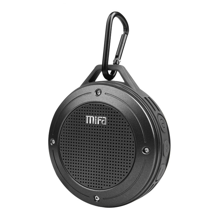 mifa IXP6 Waterproof Mini Portable Bass Wireless Bluetooth Speaker Built-in Mic(Silver grey) - Mini Speaker by buy2fix | Online Shopping UK | buy2fix