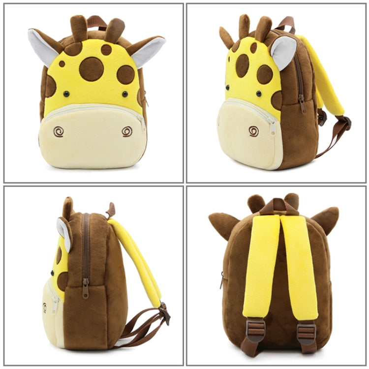 Kids 3D Animal Velvet Backpacks Children Cartoon Kindergarten Toys Gifts School Bags(Dinosaur) - Kids Bags by buy2fix | Online Shopping UK | buy2fix