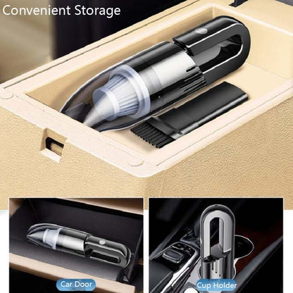 120W Car Vacuum Cleaner Car Small Mini Internal Vacuum Cleaner, Specification:Wireless, Style:With 2 PCS Filter Element+Storage Bag - Vacuum Cleaner by buy2fix | Online Shopping UK | buy2fix