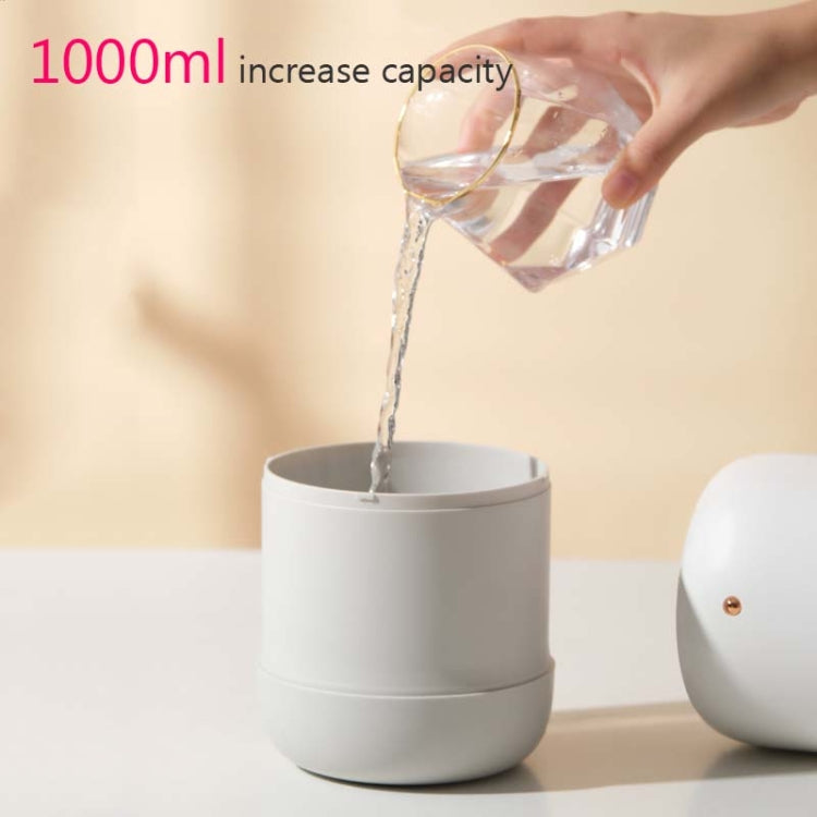 M09 Dual Nozzles Air Humidifier LED Digital Display UV Sterilization Portable Car Humidifier, Product specifications: Rechargeable Type(White) - Home & Garden by buy2fix | Online Shopping UK | buy2fix