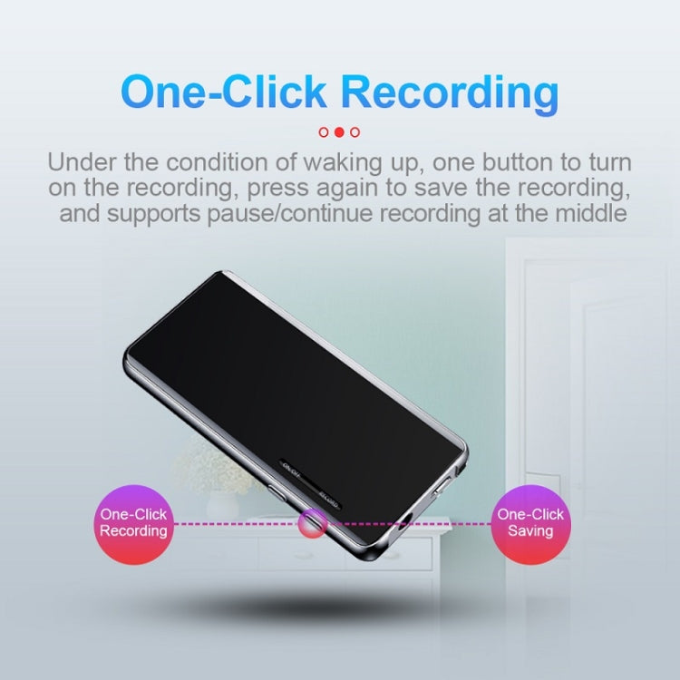 M13 High-Definition Noise Reduction Recorder Music MP4 Player, Support Recording / E-Book / TF Card With Bluetooth (Black), Capacity: 16GB - Consumer Electronics by buy2fix | Online Shopping UK | buy2fix