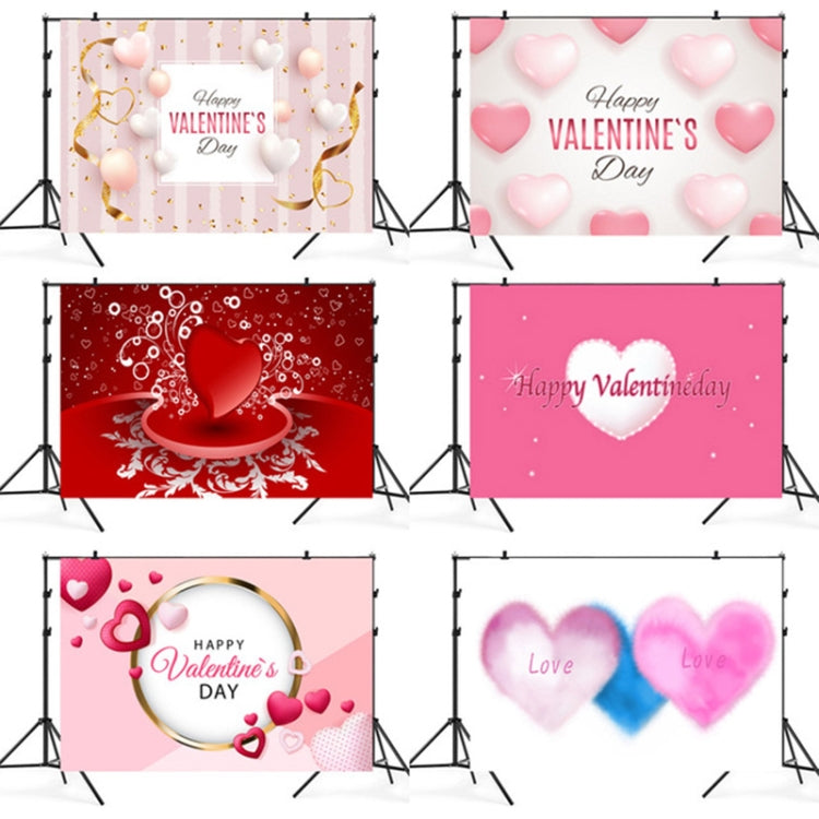 2.1m x 1.5m Valentines Day Photo Party Layout Props Photography Background Cloth(016) - Camera Accessories by buy2fix | Online Shopping UK | buy2fix