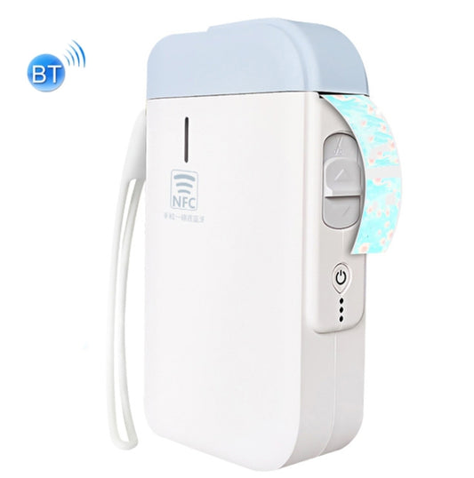 B100 Handheld Portable Bluetooth Mini Label Receipt Printer USB Charging Printer, Specification: Machine+White Label 5 Rolls - Consumer Electronics by buy2fix | Online Shopping UK | buy2fix