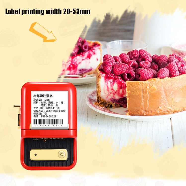 NIIMBOT B21 Small Production Date Marking Machine Baking Cake Bakery Price Labeling Machine, Specification: Standard + 20 Rolls Labels - Consumer Electronics by NIIMBOT | Online Shopping UK | buy2fix