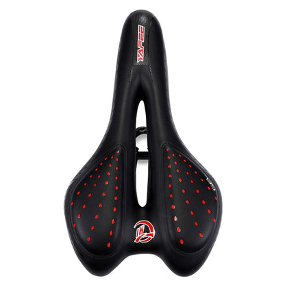 YAFEE YF-1034-4 Silicone Seat Cushion Mountain Bike Saddle Bicycle Elastic Cushion Bicycle Seat(Red) - Bicycle Saddle by YAFEE | Online Shopping UK | buy2fix