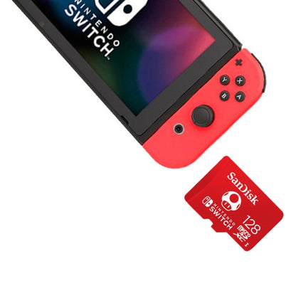 SanDisk SDSQXAO TF Card Micro SD Memory Card for Nintendo Switch Game Console, Capacity: 128GB Red - Micro SD Card by SanDisk | Online Shopping UK | buy2fix