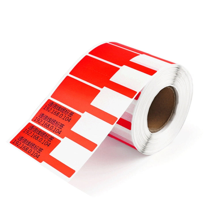 Printing Paper Cable Label For NIIMBOT B50 Labeling Machine(03T-Red) - Printer Accessories by NIIMBOT | Online Shopping UK | buy2fix