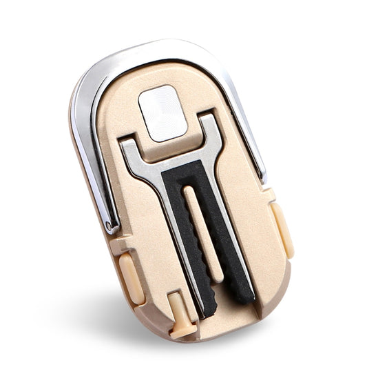 3 PCS Creative Car Phone Holder Car Multi-Function Air Outlet Navigation Ring Bracket( Golden) - Ring Holder by buy2fix | Online Shopping UK | buy2fix