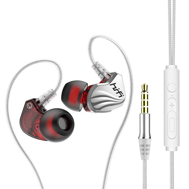 In-Ear Earphone Bass Mobile Phone Game Sports Wired Headset(Silver) - In Ear Wired Earphone by buy2fix | Online Shopping UK | buy2fix