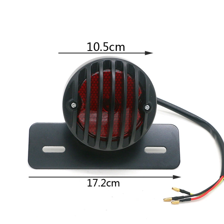 Motorcycle Accessories Retro Waning Tail Light Electric Car Brake Light Card Frame Light Modified Tail Light - Signal Lights by buy2fix | Online Shopping UK | buy2fix