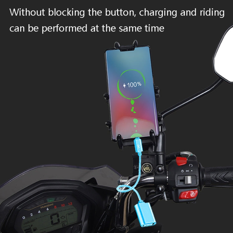 Motorcycle Multi-Function Mobile Phone Holder Adjustable Universal Locomotive Riding Anti-Shake Fixed Equipment(All-rounder Y) - Holder by buy2fix | Online Shopping UK | buy2fix