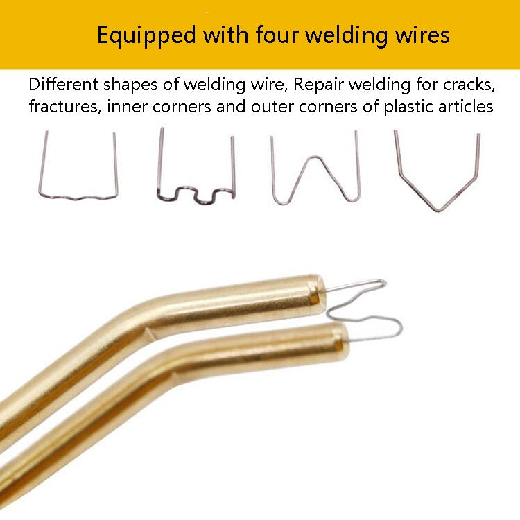 H50 Car Bumper Crack Repair Welding Machine Plastic Welding Nail Artifact,  US Plug(Yellow) - In Car by buy2fix | Online Shopping UK | buy2fix