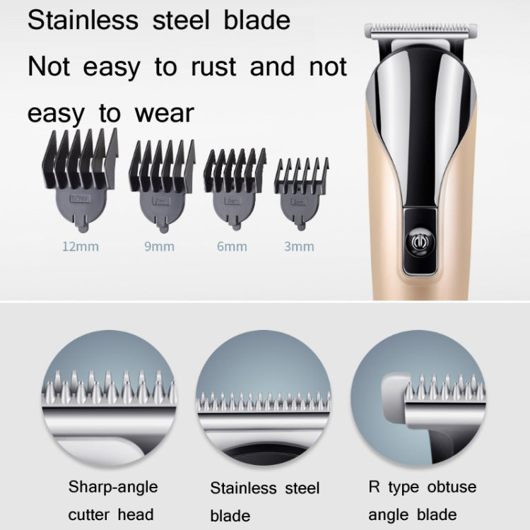 SHINON 6 In 1 Multifunctional Electric Hair Clipper Set(USB (Black)) - Hair Trimmer by buy2fix | Online Shopping UK | buy2fix