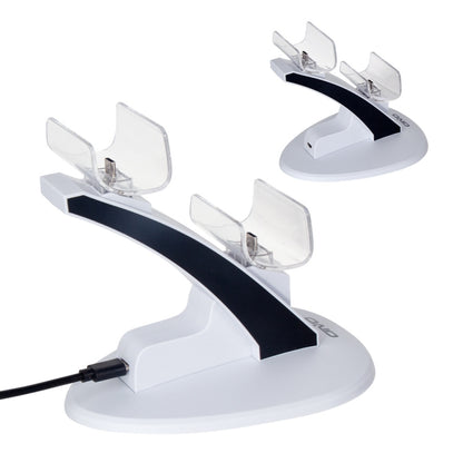 OIVO IV-P5234 Gamepad Aircraft Two-Seater Charger For PS5(White) - Toys & Hobbies by OIVO | Online Shopping UK | buy2fix