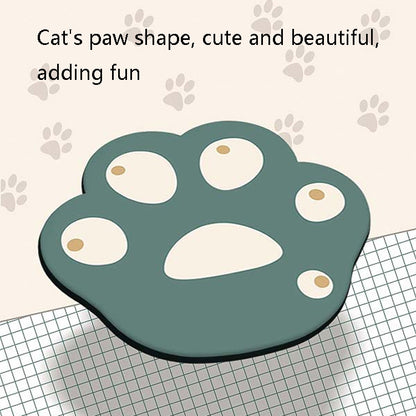 3 PCS XH12 Cats Claw Cute Cartoon Mouse Pad, Size: 280 x 250 x 3mm(Grayish) - Mouse Pads by buy2fix | Online Shopping UK | buy2fix