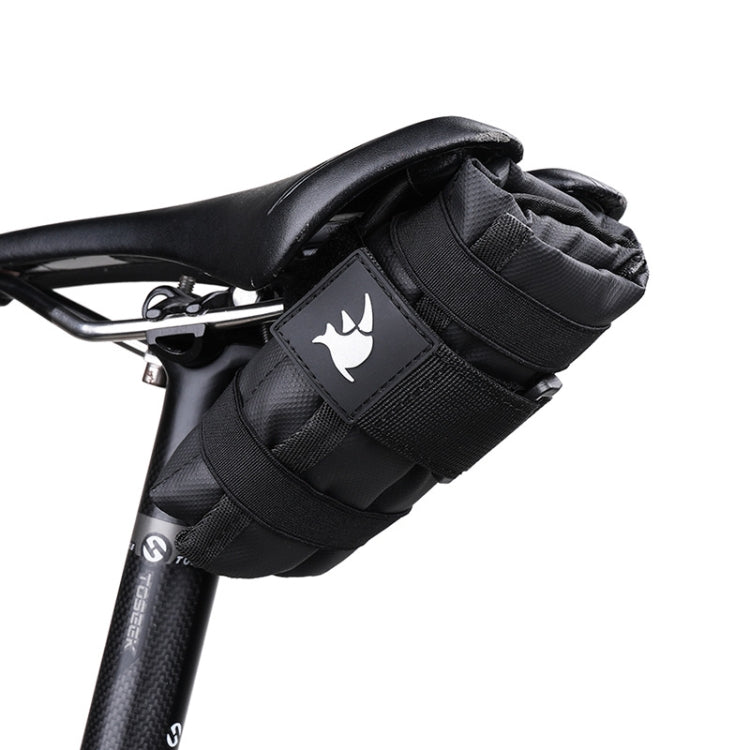 Rhinowalk RK5100 Bicycle Tools Storage Bag Mountain Bike Saddle Bag(Black) - Bicycle Bags by Rhinowalk | Online Shopping UK | buy2fix