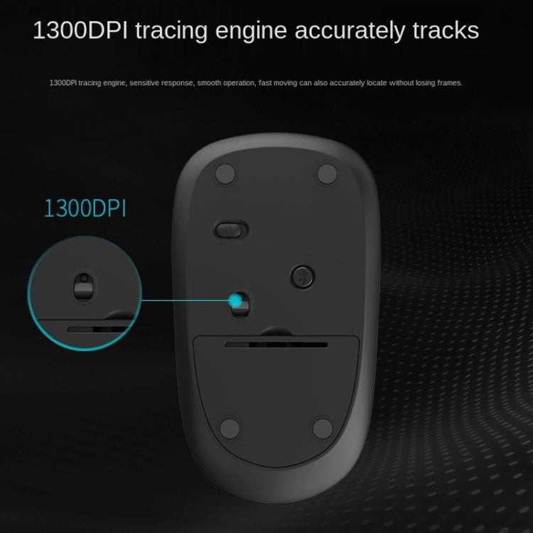 Rapoo M200G 1300 DPI 3 Keys Silent Wireless Mouse(Gray) - Wireless Mice by Rapoo | Online Shopping UK | buy2fix