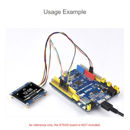 Waveshare 1.54 Inch OLED Display Module, 128×64 Resolution, SPI / I2C Communication(Blue) - LCD & LED Display Module by Waveshare | Online Shopping UK | buy2fix