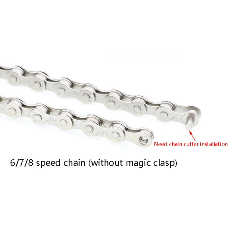 Mountain Road Bike Chain Electroplating Chain, Specification: 6/7/8 Speed - Outdoor & Sports by buy2fix | Online Shopping UK | buy2fix