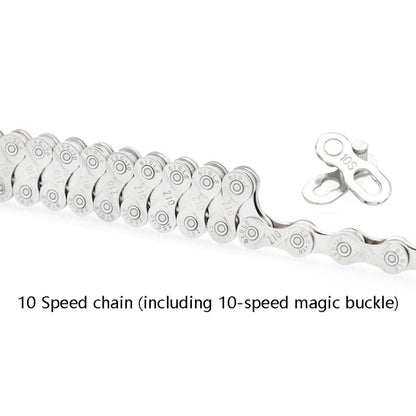 Mountain Road Bike Chain Electroplating Chain, Specification: 10 Speed - Outdoor & Sports by buy2fix | Online Shopping UK | buy2fix