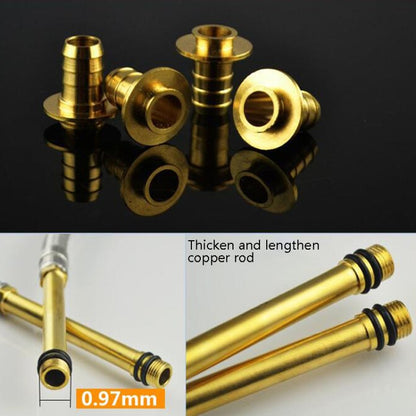 4 PCS Weave Stainless Steel Flexible Plumbing Pipes Cold Hot Mixer Faucet Water Pipe Hoses High Pressure Inlet Pipe, Specification: 50cm 1.8cm Copper Rod - Home & Garden by buy2fix | Online Shopping UK | buy2fix