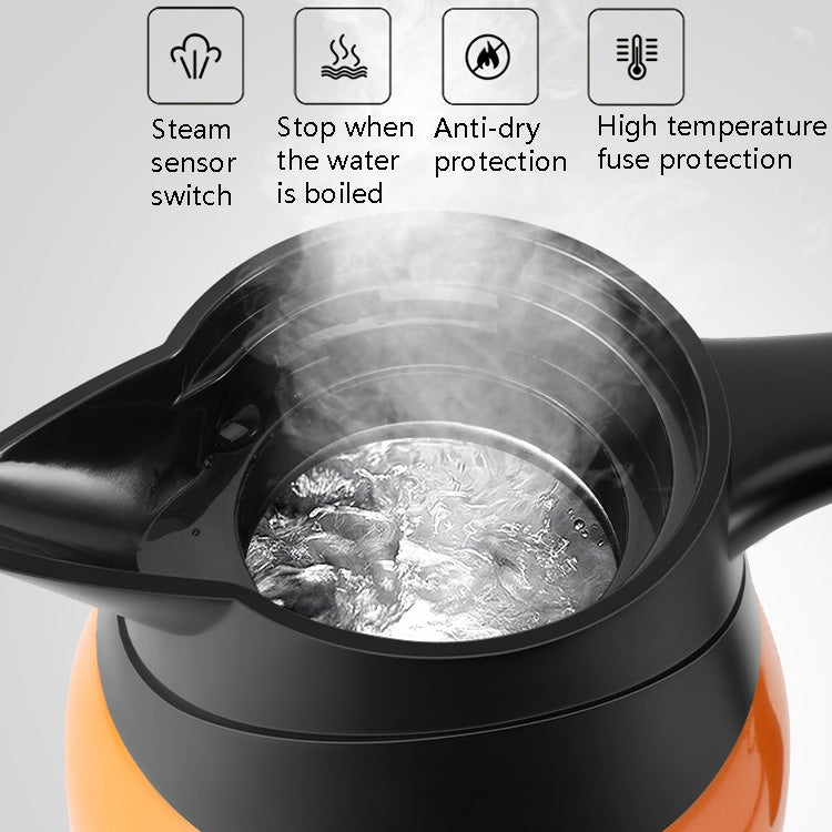 Car Heating Cup Electric Heating Cup Kettle(24V Warm Orange) - In Car by buy2fix | Online Shopping UK | buy2fix