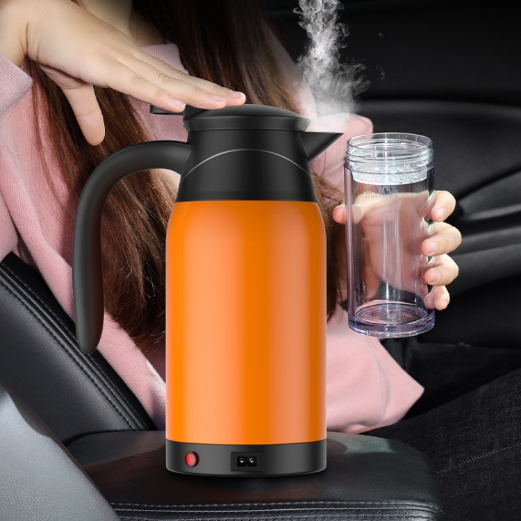 Car Heating Cup Electric Heating Cup Kettle(24V Warm Orange) - In Car by buy2fix | Online Shopping UK | buy2fix