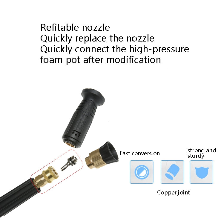 2 PCS High-Pressure Water Sprinklers Live Connection And Quick Plug-In Sockets For Threaded Connection Of Washing Machine Nozzles, Specification: Inner G1/4 - In Car by buy2fix | Online Shopping UK | buy2fix