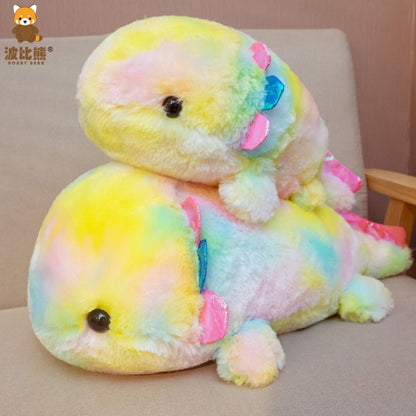 3 PCS Rainbow Color Doll Fish Plush Toy  55cm 0.4kg(Rainbow Purple) - Soft Toys by buy2fix | Online Shopping UK | buy2fix