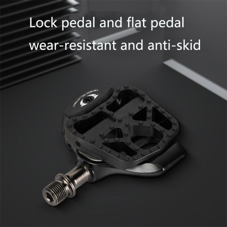 1 Pair PROMEND Road Bike Bicycle Lock Pedal Conversion Piece Nylon Plastic Self-Locking Pedal PDZ-N11 - Pedals by PROMEND | Online Shopping UK | buy2fix