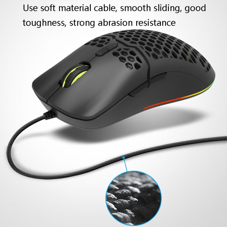 DELUX M700BU 7 Keys Wired Games Mouse Desktop Wired Mouse, Style: 3389 (Support 16000DPI) - Wired Mice by DELUX | Online Shopping UK | buy2fix