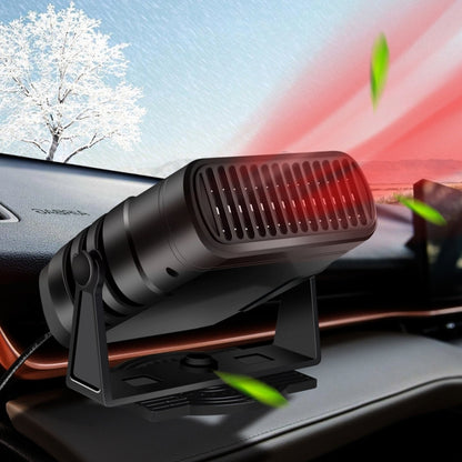 24V Black Car Heater Cold And Warm Wind Defrosting And Snow Demister - Heating & Fans by buy2fix | Online Shopping UK | buy2fix