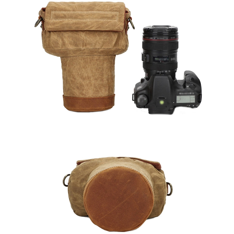K-809 Shock-Absorbing And Drop-Proof Camera Shoulder Bag SLR Liner Protection Bag(Grey) - Camera Accessories by buy2fix | Online Shopping UK | buy2fix