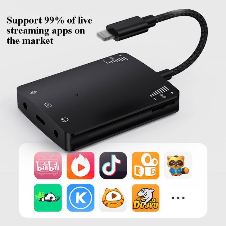 8 Pin Live Mobile Phone Sound Card Converter For iPhone 6 And Above - Consumer Electronics by buy2fix | Online Shopping UK | buy2fix