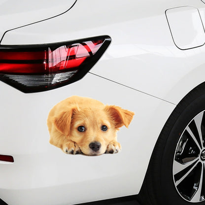 Style 4 Large 3D Simulation Dog Car Stickers Rain-Proof Sunscreen Car Sticker Scratch Shaving Decoration Stickers - In Car by buy2fix | Online Shopping UK | buy2fix