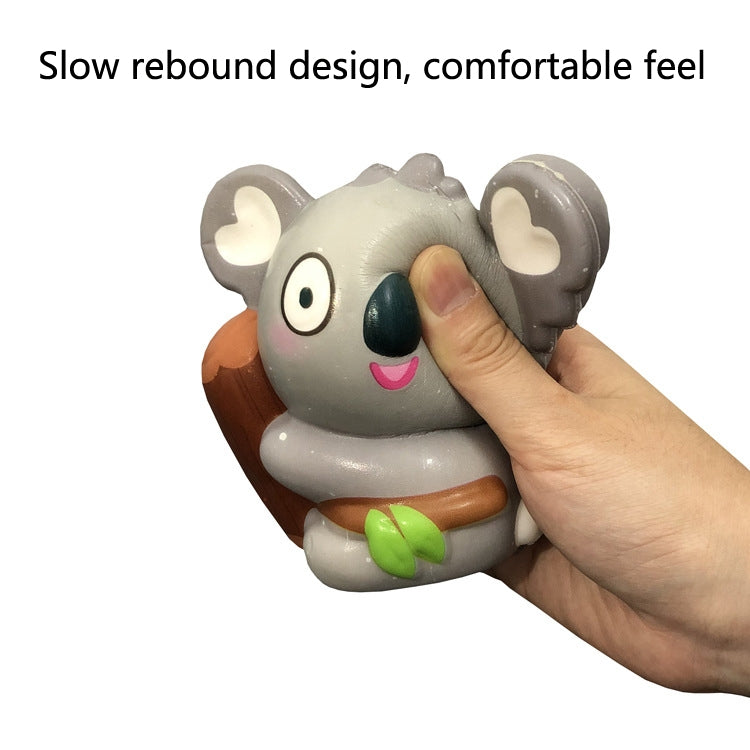 2 PCS TTPU1209 Color Printing Koala Slow Rebound Decompression Toy(Grey) - Squeeze Toys by buy2fix | Online Shopping UK | buy2fix