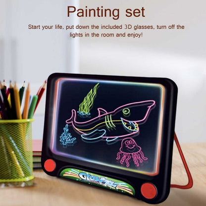 Multifunctional Luminous 3D Children Drawing Board, Without Watercolor Pen, Style: 3D Ocean - Drawing Toys by buy2fix | Online Shopping UK | buy2fix